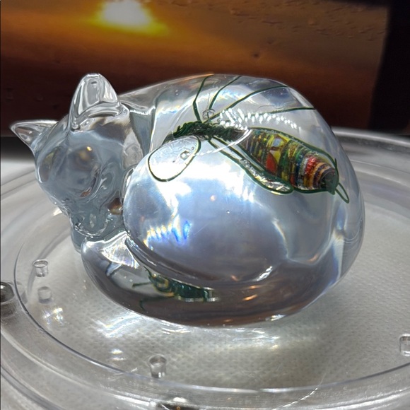 A Resin Art Paperweight with Insect Design - Picture 1 of 14